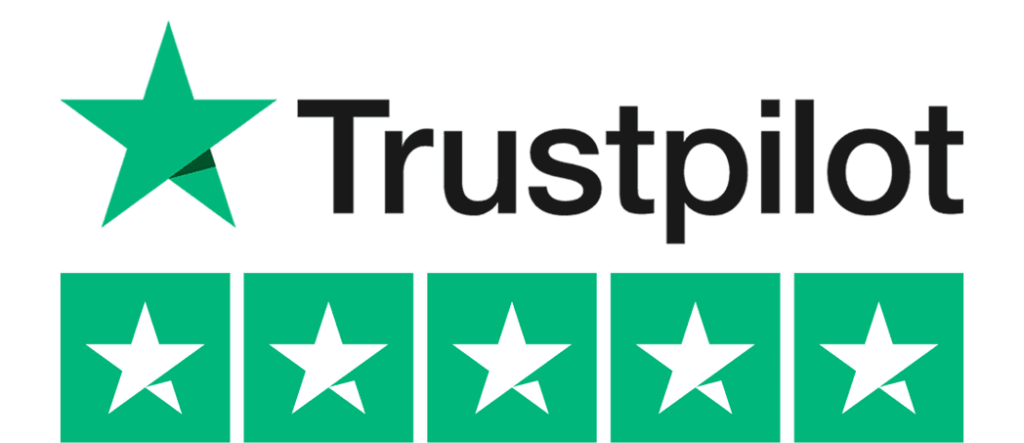 Trustpilot five star badge